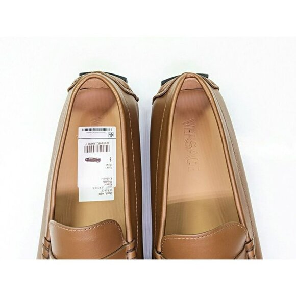 Versace Men\'s Medusa Biggie Leather Loafer Dark Toffee Size 42 (MSRP $775) main image 10